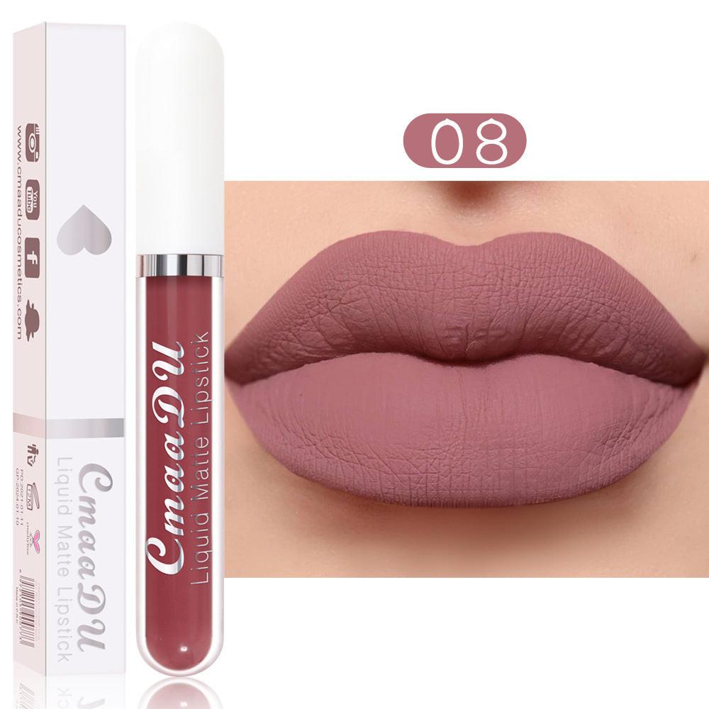 Matte Non-stick Cup Waterproof Long-lasting Lip Gloss.