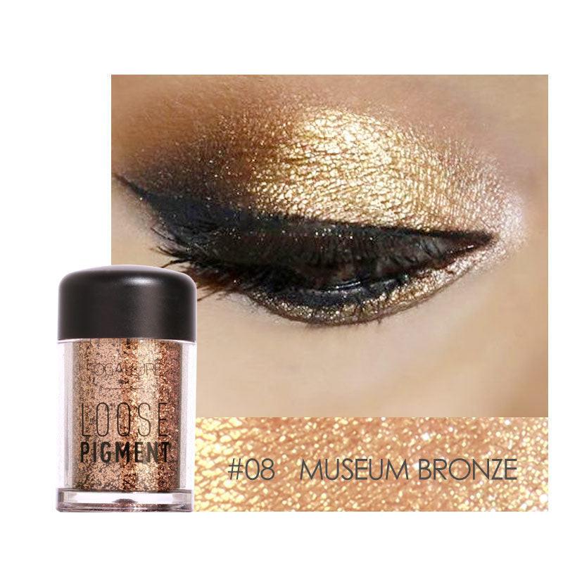 Colorful Pearlescent Glitter Eye Shadow.