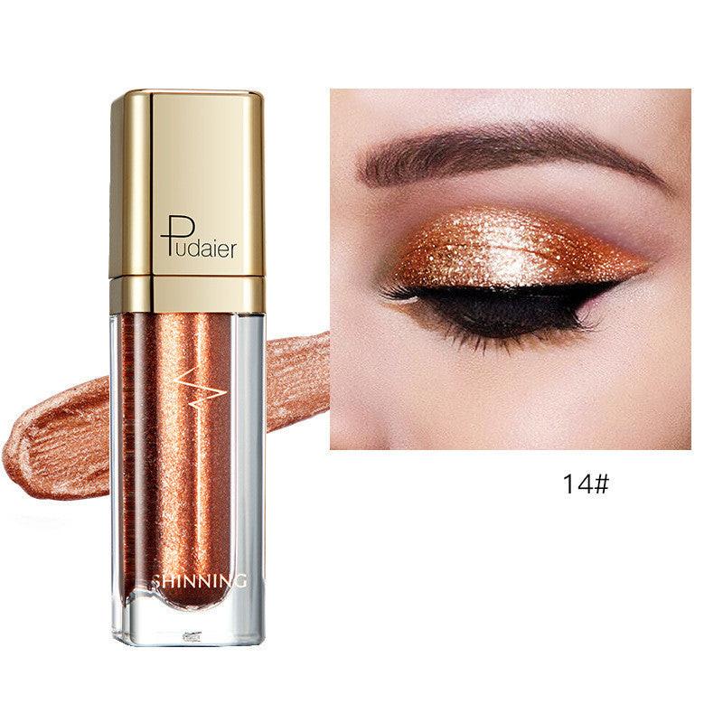 18-color glitter eyeshadow.