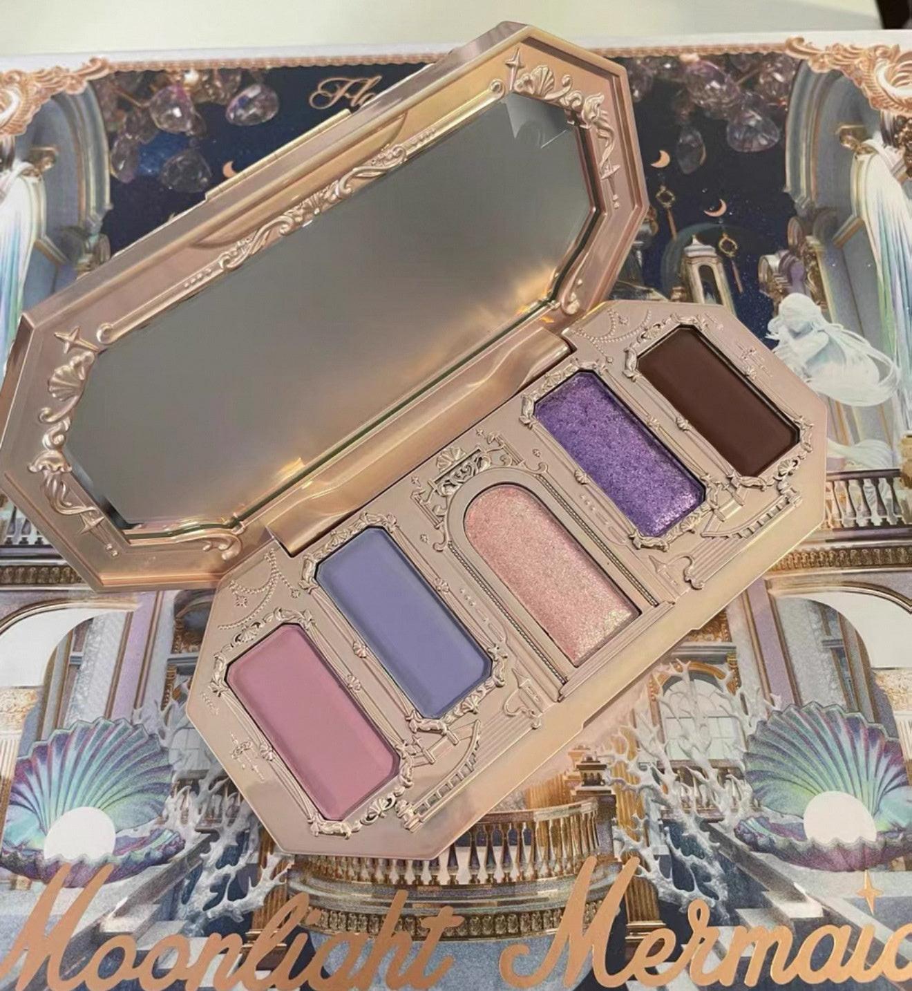 Flower Know Eye Shadow Pure Desire Style Plain Face Highlight Contour Compact.