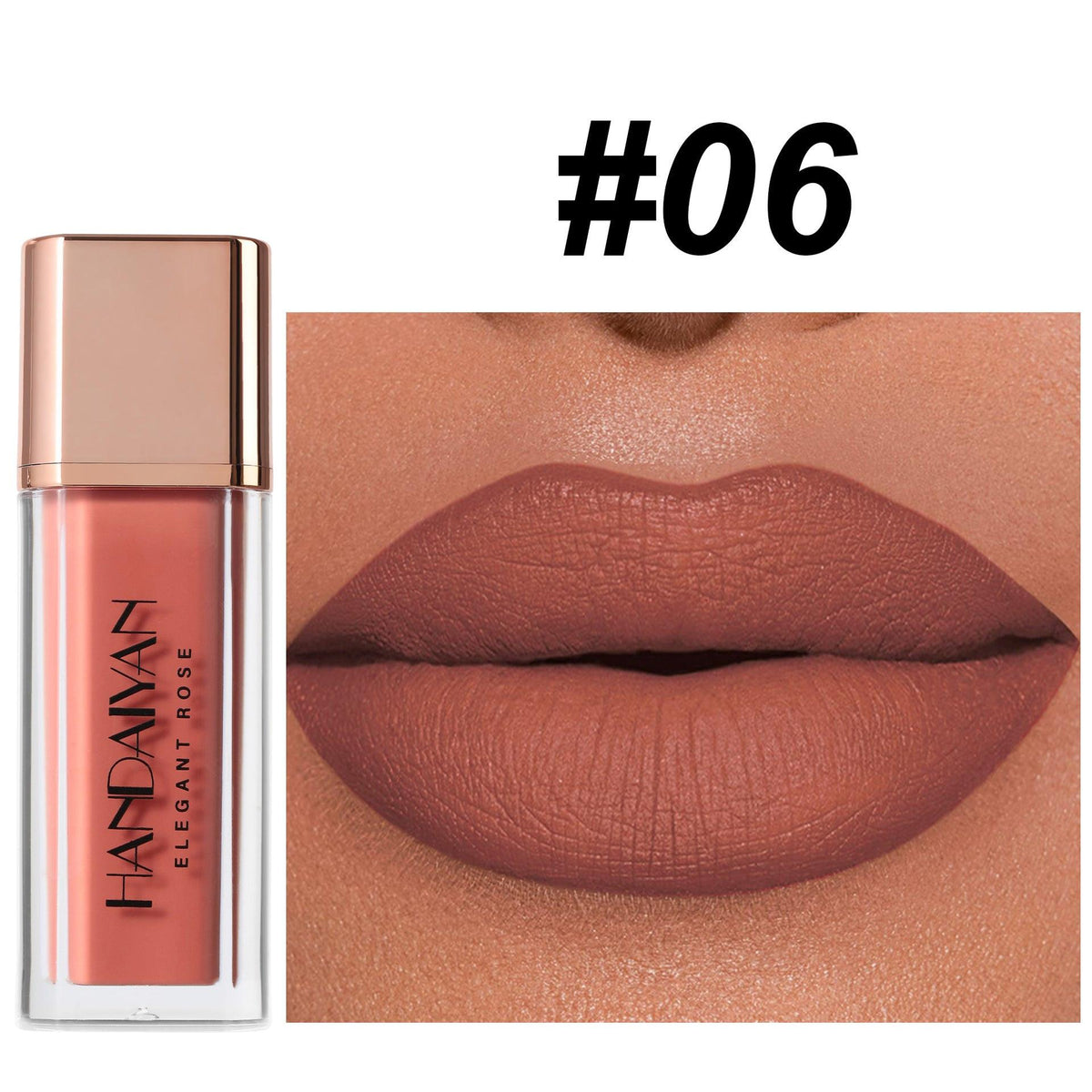 Lip Gloss Quick-drying 8 Colors No Stain On Cup Does Not Fade.
