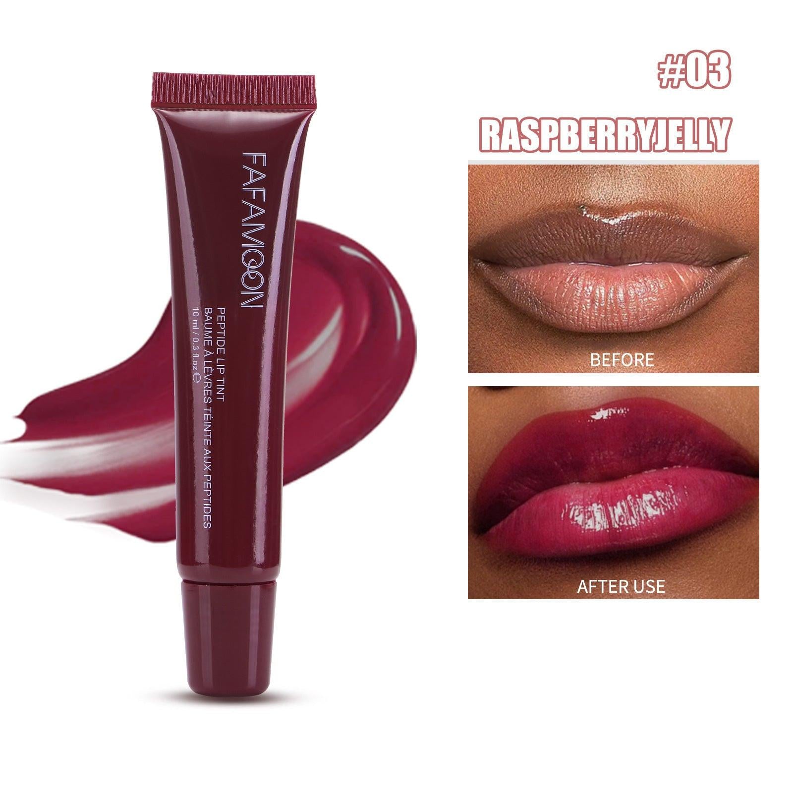 Glossy Lip Glaze Waterproof Long Lasting Lip Gloss Glossy Mirror Tea Red Liquid Lipstick Doodle Lip Korean Makeup.