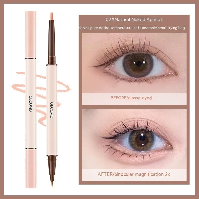 Three-dimensional Star Eyes Double-headed Eye Shadow Pen Makeup.