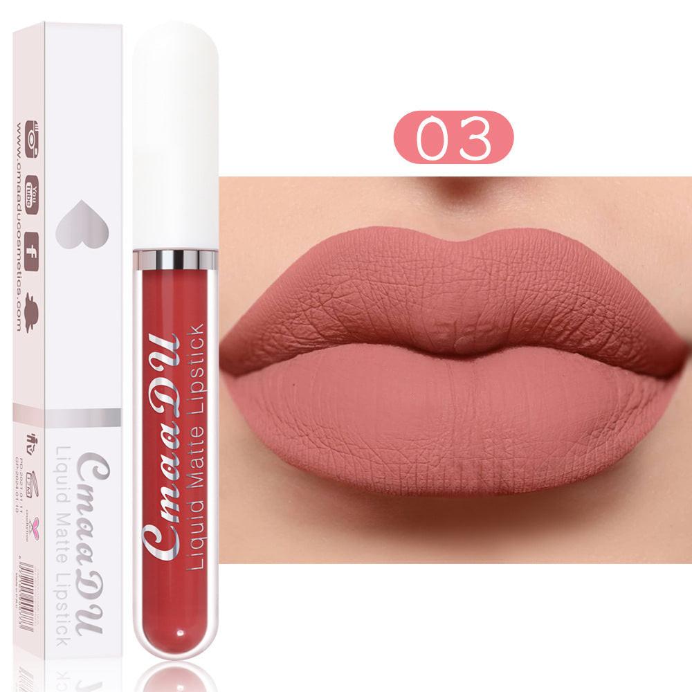 Matte Non-stick Cup Waterproof Long-lasting Lip Gloss.