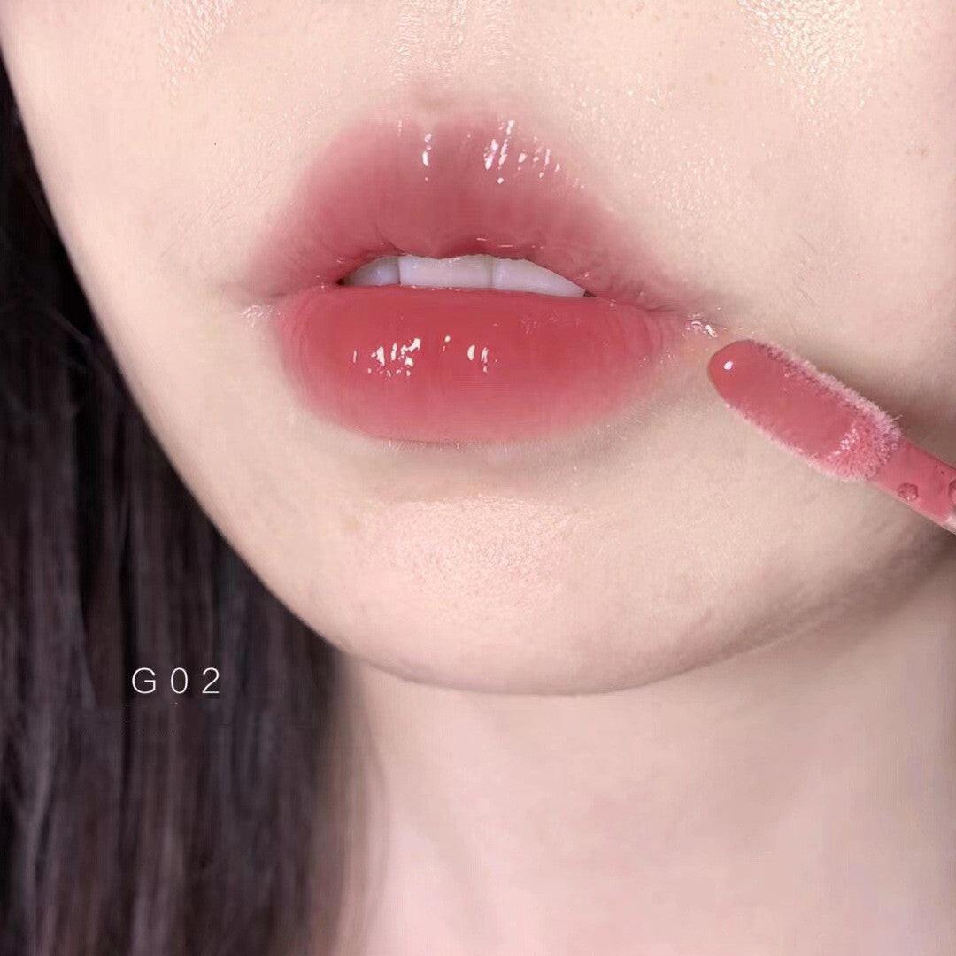 Aqua Mirror Glass Lip Glaze Lipstick.