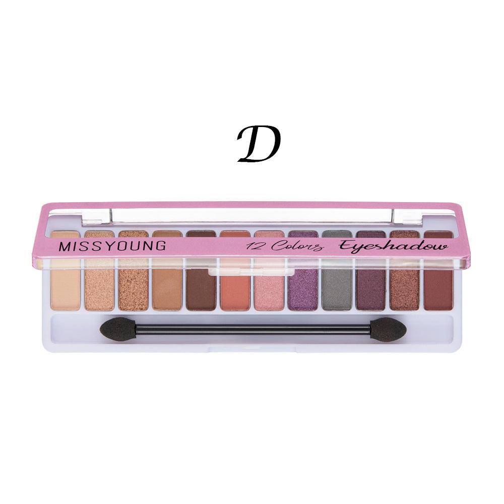 Non-Smudge Matte Pearlescent Eyeshadow Palette.