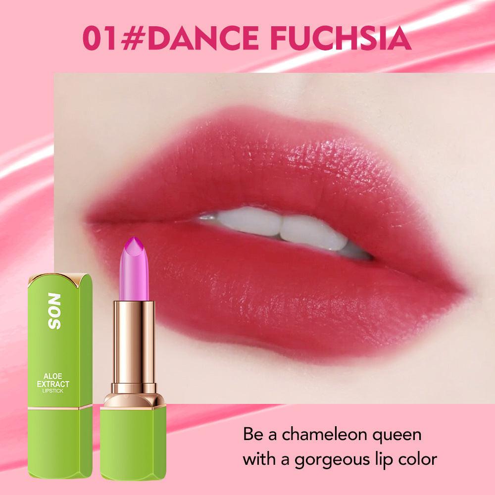 Aloe Temperature Change Lipstick Lip Balm No Stain On Cup.