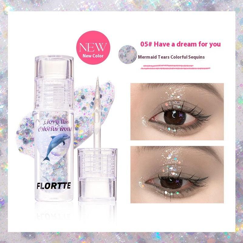 Eye Shadow Plate Thin And Glittering Matte Crouching Silkworm Brightening.