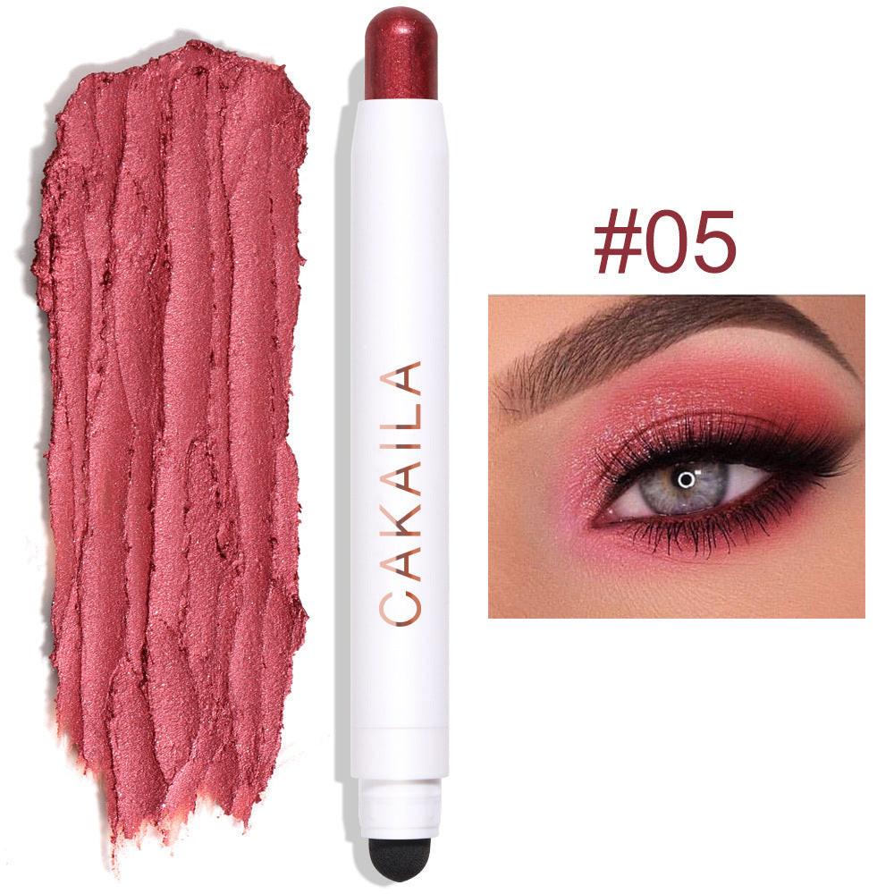 Double-headed Monochrome Pearlescent Eye Shadow Stick.