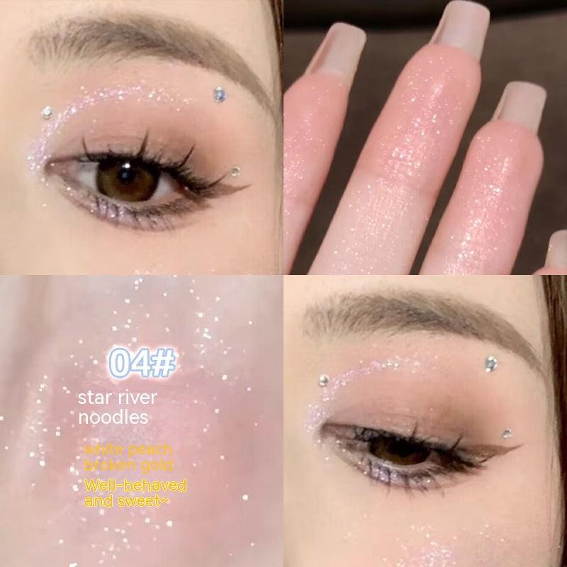 Crouching Silkworm Lazy Eye Makeup Thin And Glittering Pearlescent Bright Novice Style Brightening Eyeliner.