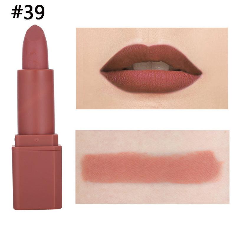 Square Tube Matte Lipstick Matte Square Tube Lip Makeup.