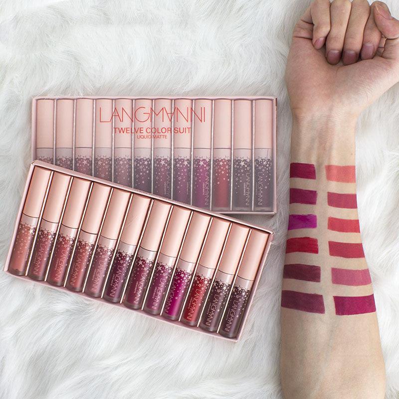 Matte Lip Gloss Set Does Not Stick To The Cup And Does Not Fade.