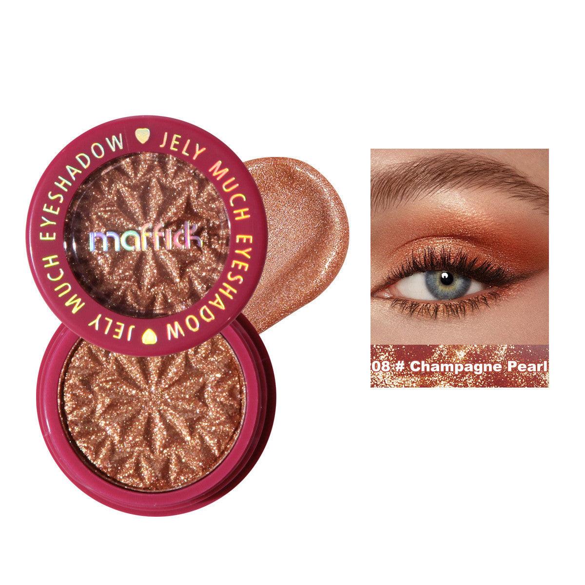 12-color Mashed Potato Eyeshadow Delicate Pearlescent.