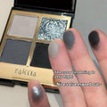 Four Colors Eye Shadow Powder Brown Earth Color Smoky Makeup Matte.