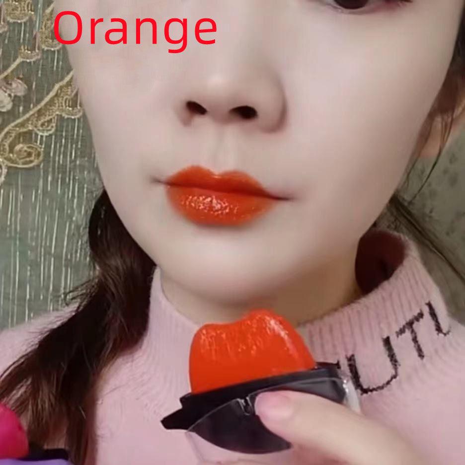Lazy Lipstick One Kiss Molded Waterproof Moisturizing Moisturizer.
