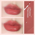 Girl Lip Balm White Lipstick Lip Glaze Mirror.