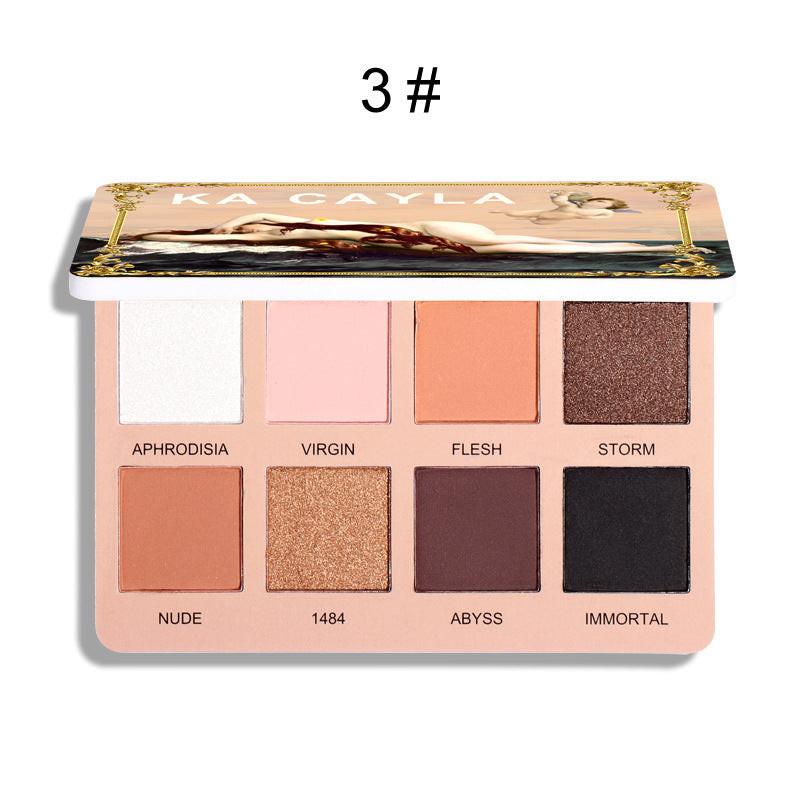 Creative Matte Pearl Glitter Eyeshadow Palette.