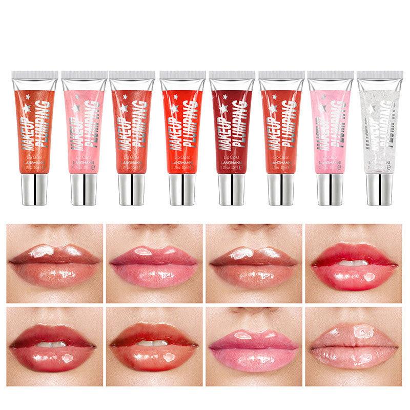 Transparent Lip Gloss Lotion Plump And Moisturize Lips.