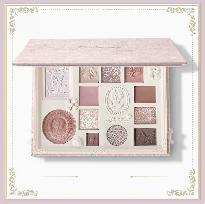 Embossed Eyeshadow Highlighter Blush All-in-one Makeup Plate.