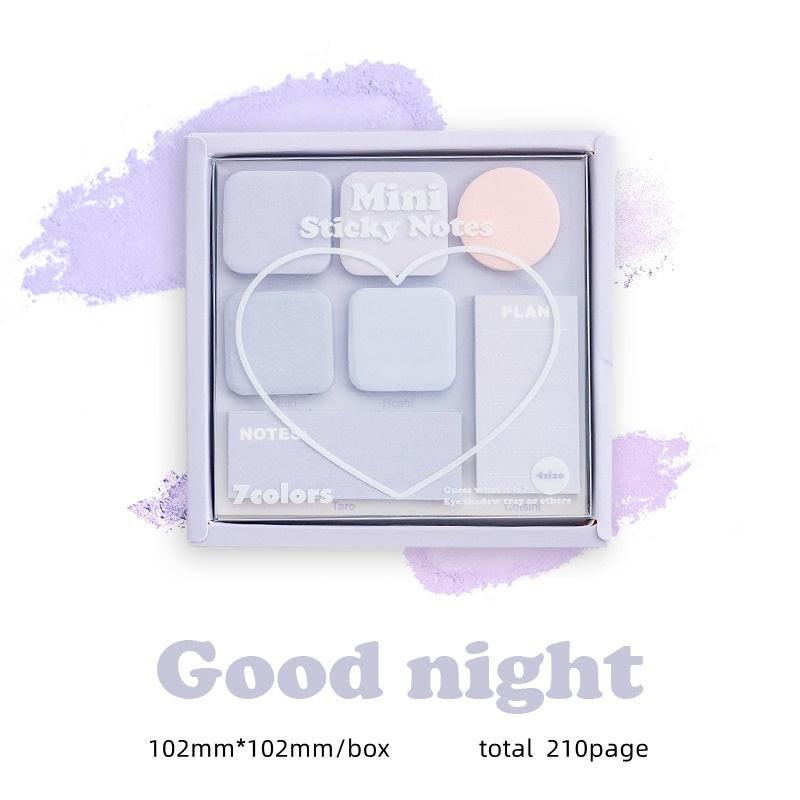 Eye Shadow Box Post It Sticker.