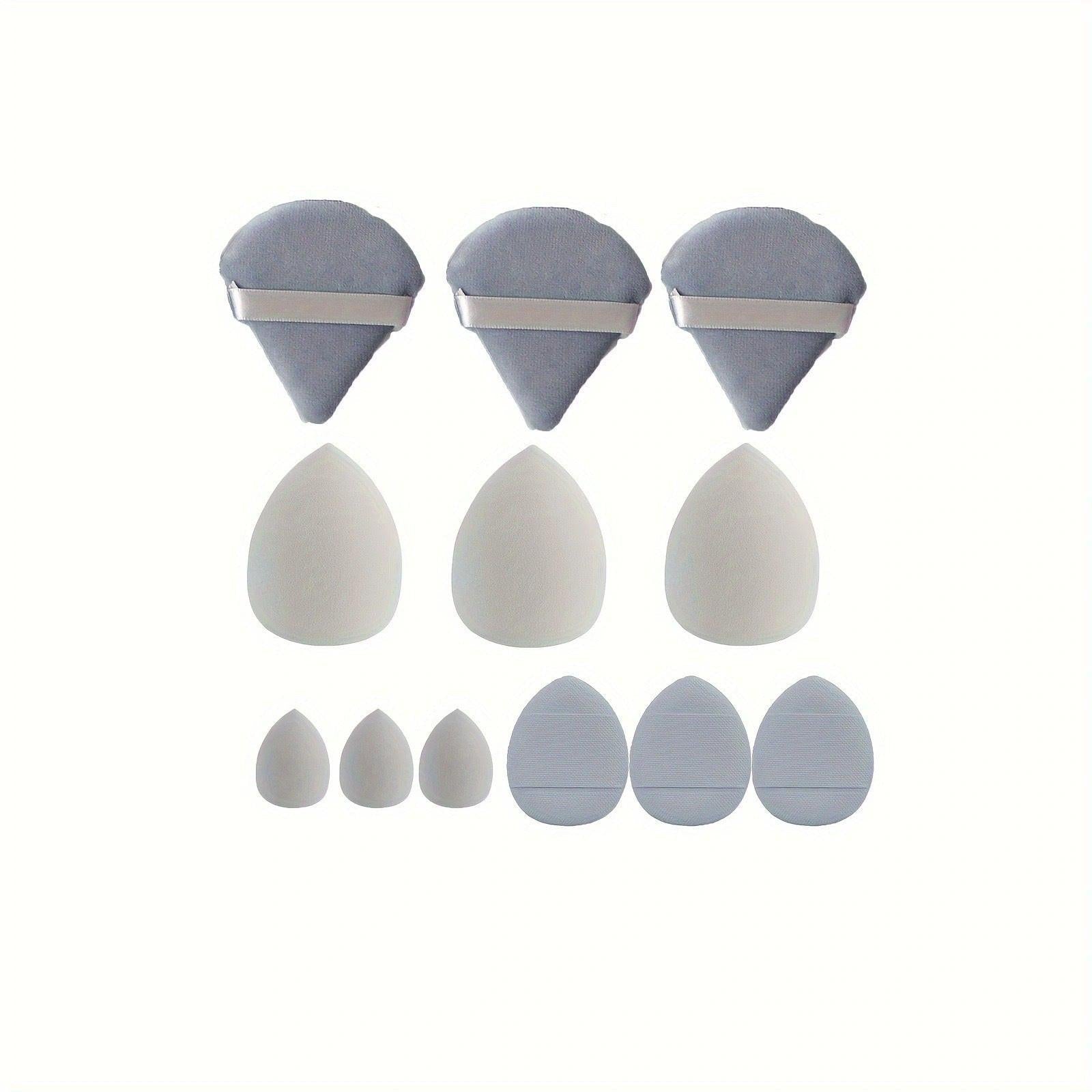12 PCs Makeup Sponge Dry Wet Use Face Powder.