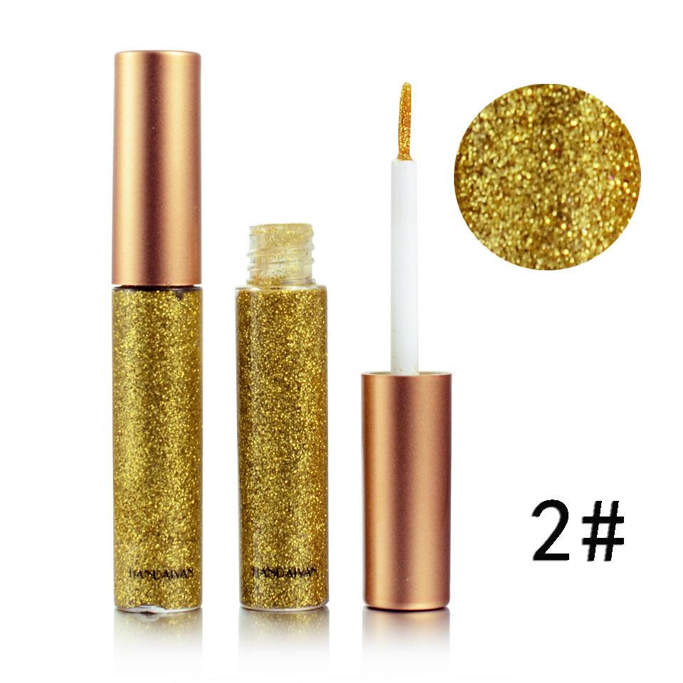 Stage Nightclub Makeup Performance Makeup Colorful Shiny Sequins Flashing Liquid Eye Shadow.