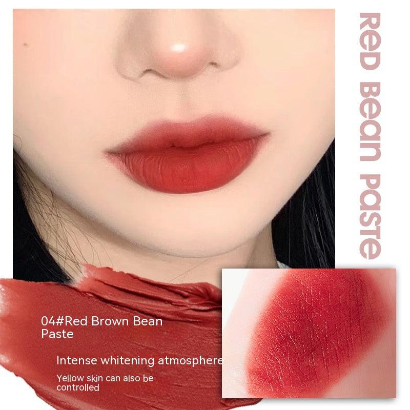 Ice Cream White Velvet Matte Matte Lip Gloss.