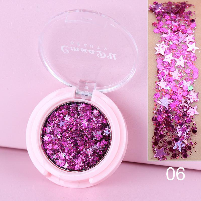 Monochrome Glitter Powder Sequin Eyeshadow.