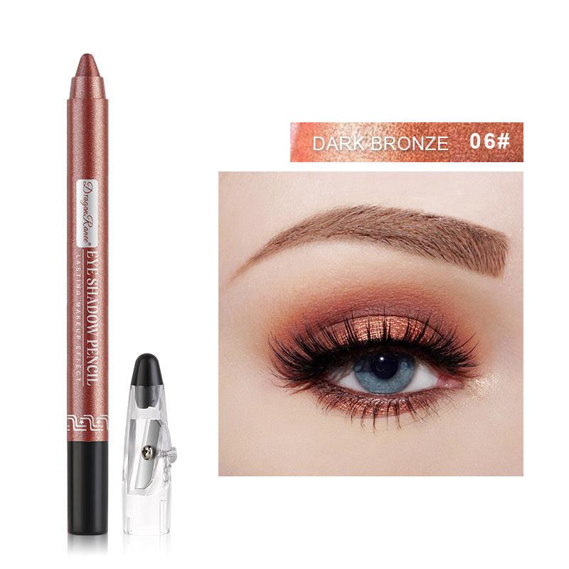 Eyeliner Eye Shadow Stick Shadow Pearlescent Eyeliner With Penknife Bubble Pen.