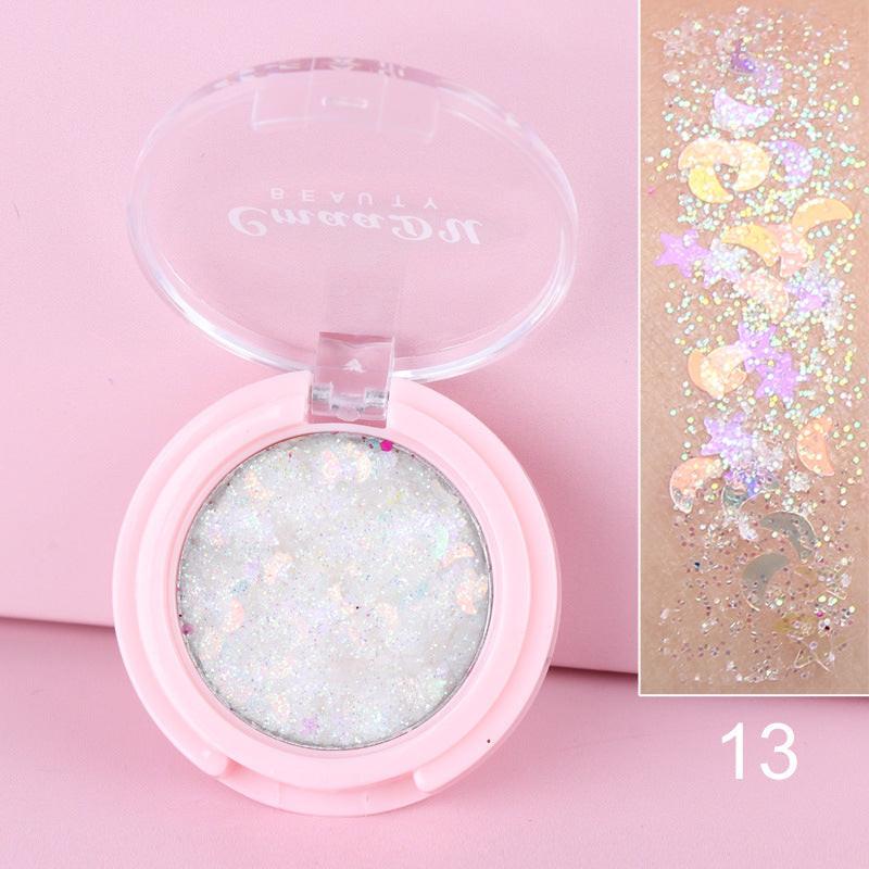 Monochrome Glitter Powder Sequin Eyeshadow.