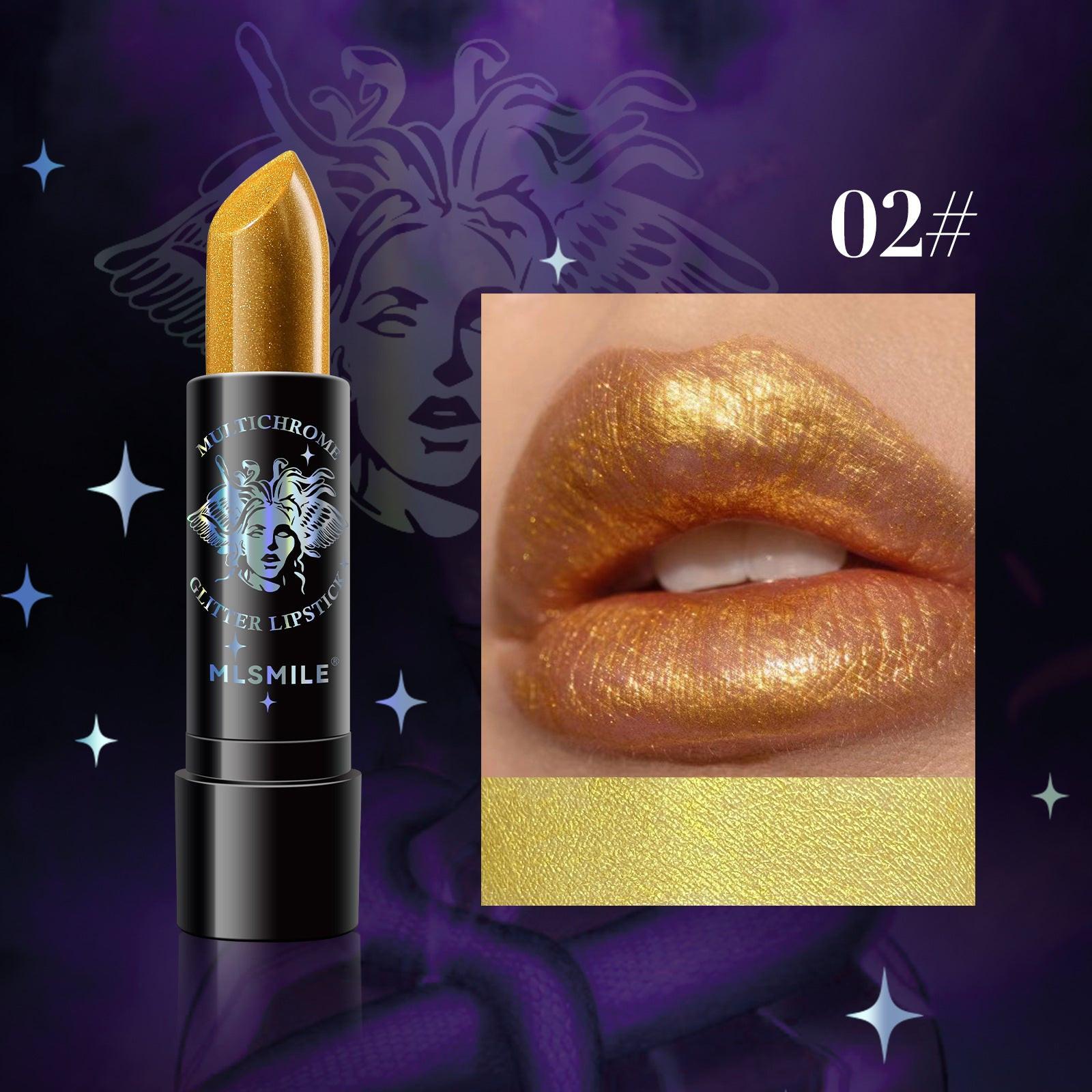 Ladies Pearl Sparkly Christmas Lipstick.
