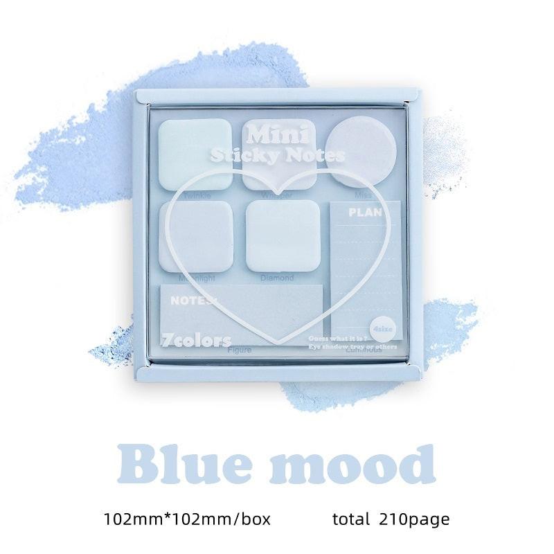 Eye Shadow Box Post It Sticker.