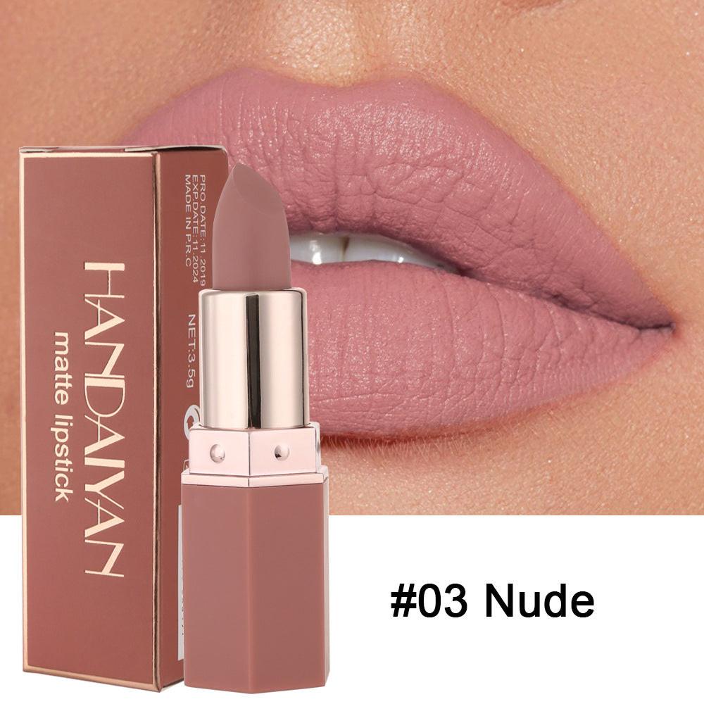 6Color Matte Non Stick Cup Non Fading Lipstick.