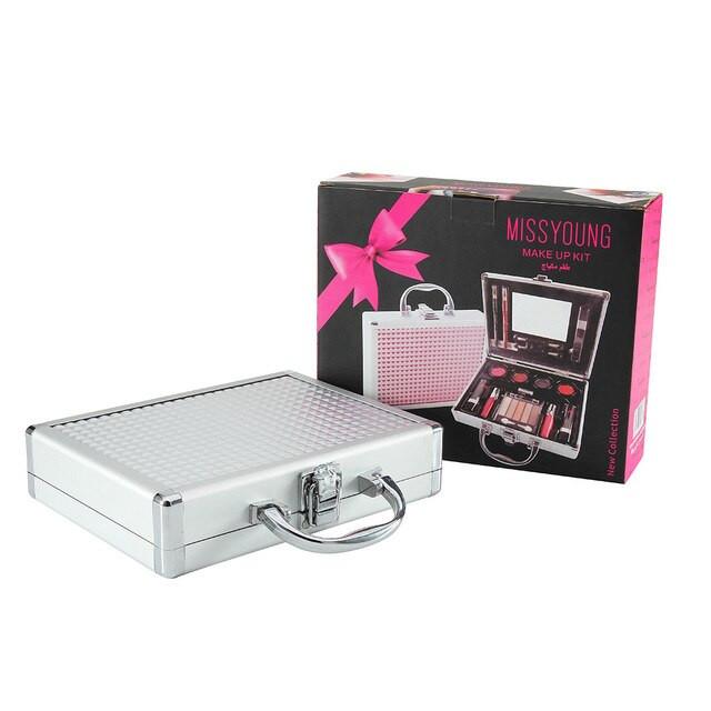 Lip gloss and mascara cosmetic set.