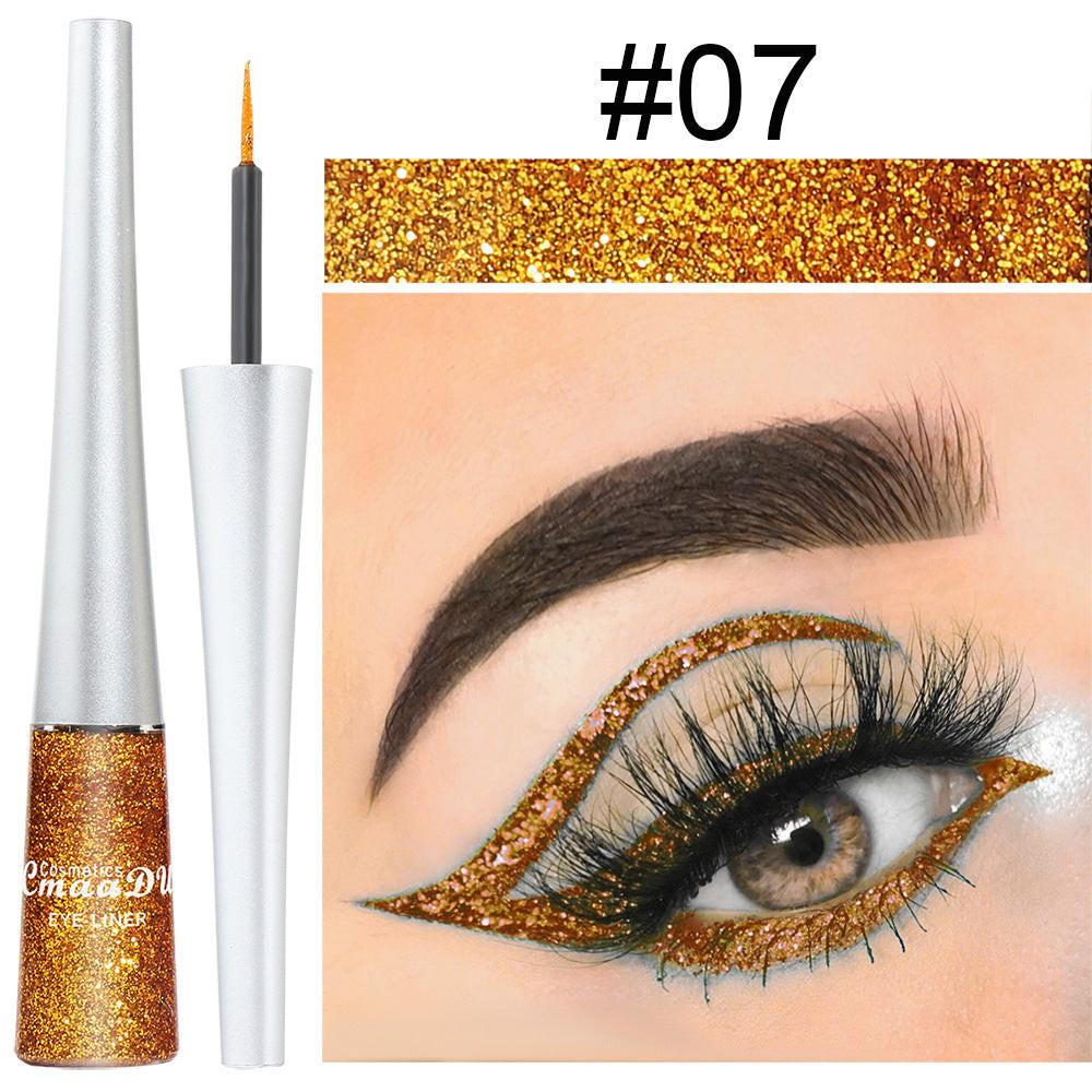 16 Colors Glittery Powder Sequin Burst Eyeliner.