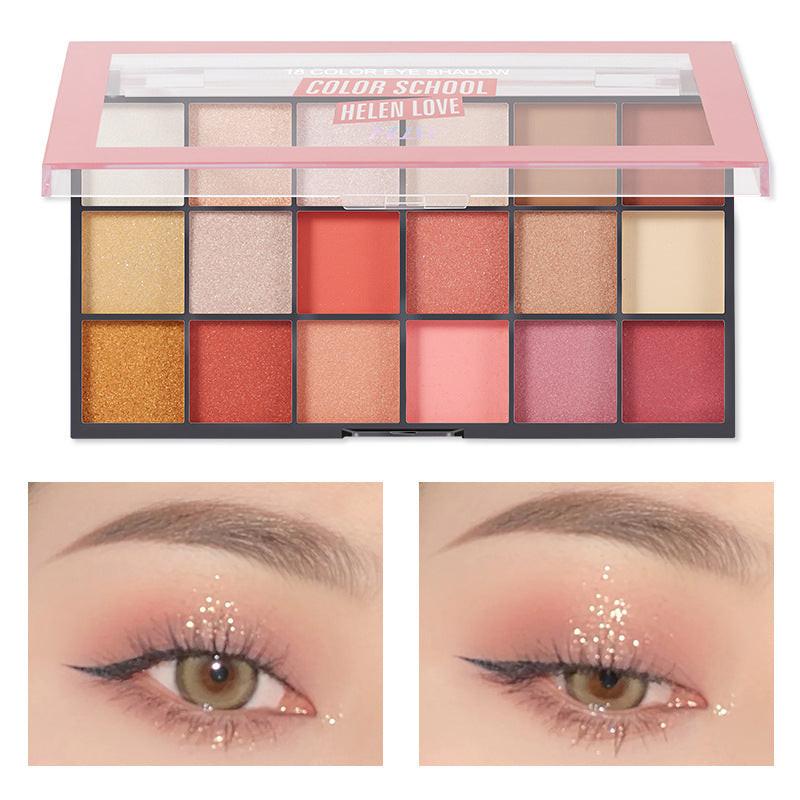 Pearlescent Matte Face Repair Plate Color Makeup Eye Shadow Plate.