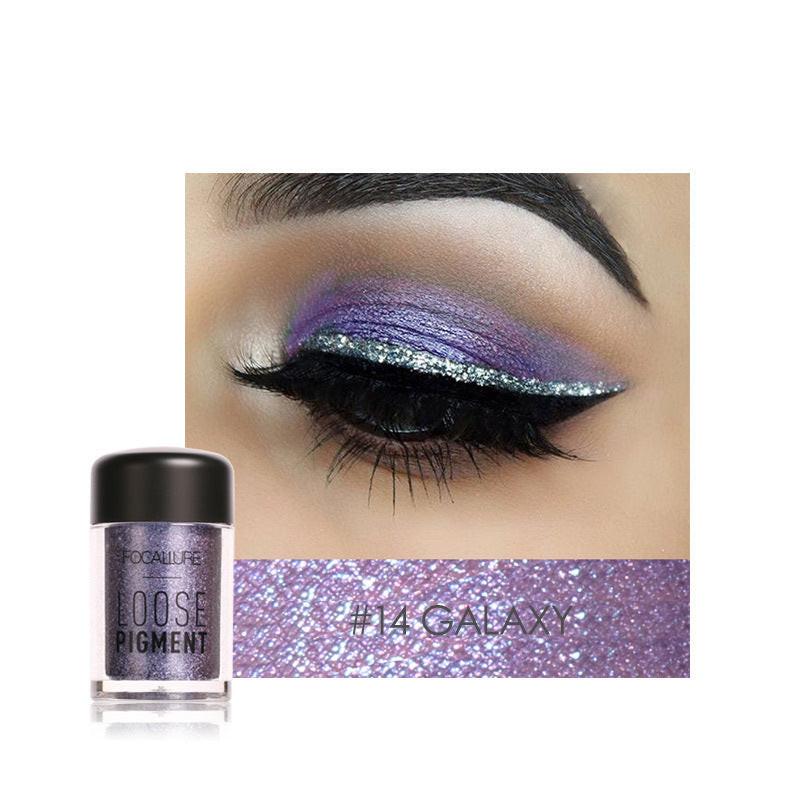 Colorful Pearlescent Glitter Eye Shadow.