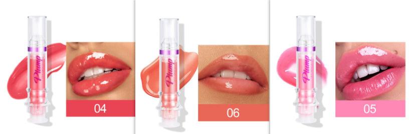 New Tube Lip Rich Lip Color Slightly Spicy Lip Honey Lip Glass Mirror Face Lip Mirror Liquid Lipstick.