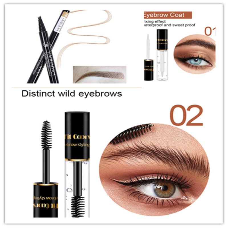 Four-head Eyebrow Pencil Liquid Eyebrow Pencil Tattoo Eyebrow Pencil Eyebrow Pencil 4-head Eyebrow Pencil Four-jaw Eyebrow Pencil.