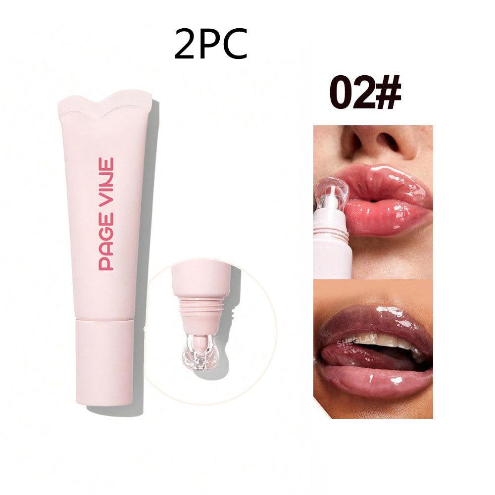 4-color Brightening Lip Balm Moisturizing Exfoliating Skin Long-Lasting Moisturizing Lip Gloss Women Cosmetics.