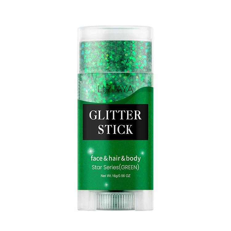 Sequins Stick Three-color Magic Eye Shadow Convenient.