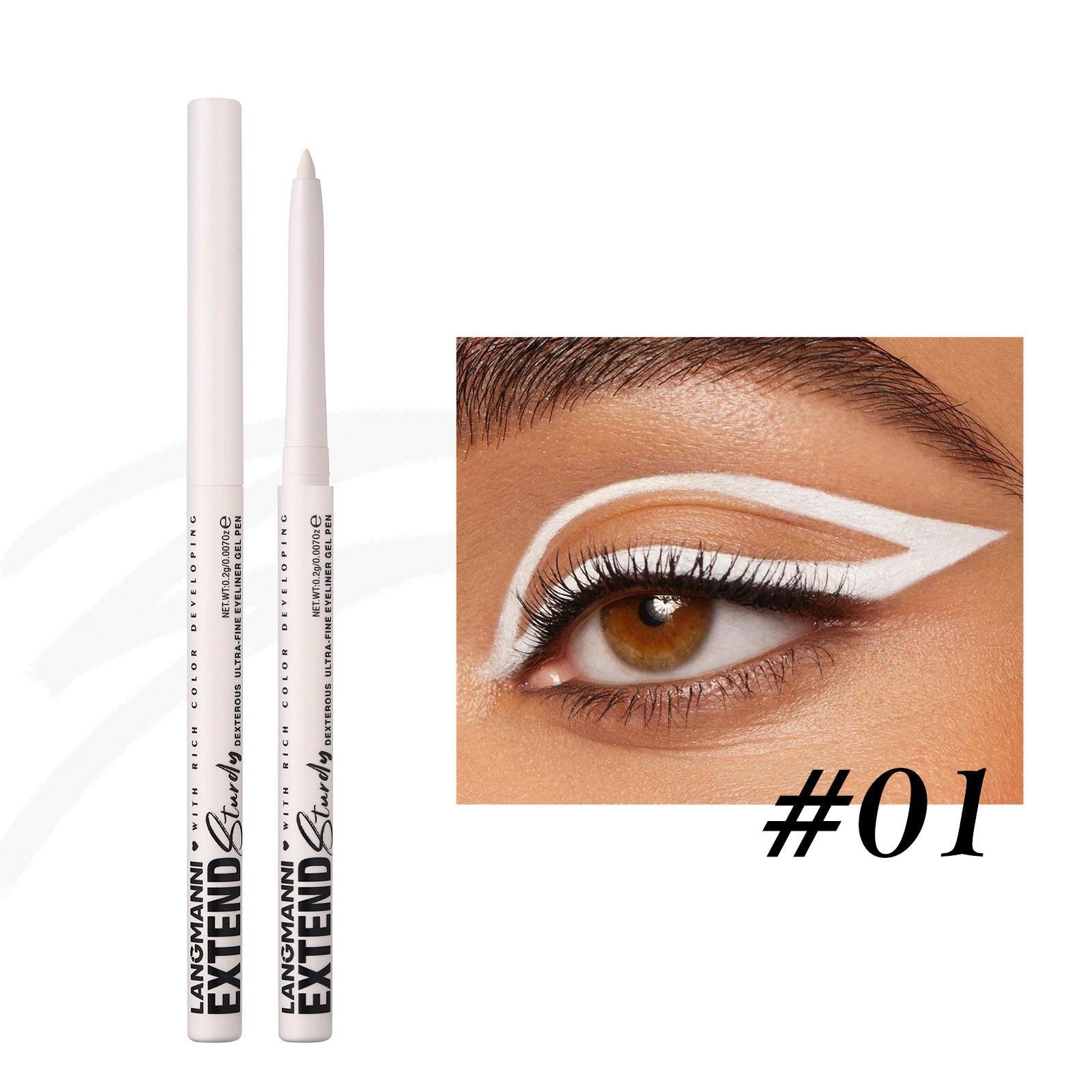Waterproof And Durable Not Smudge Automatic Rotation Eyeliner.