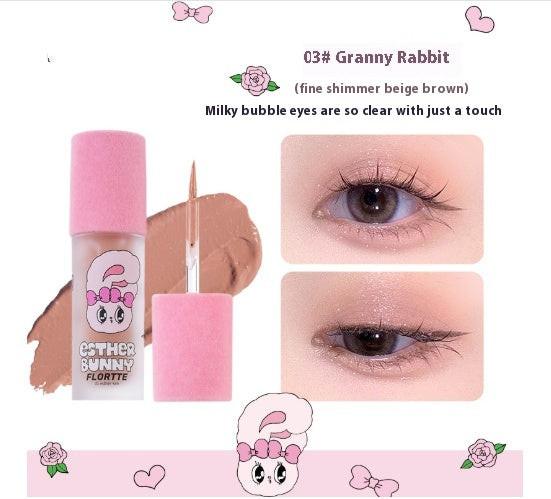 Eye Shadow Plate Thin And Glittering Matte Crouching Silkworm Brightening.