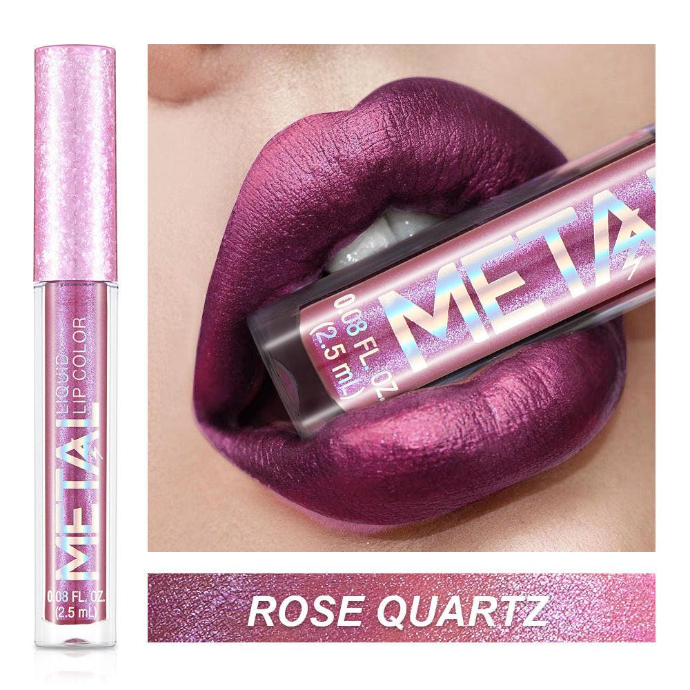 Metal Lip Gloss Waterproof Lipstick.