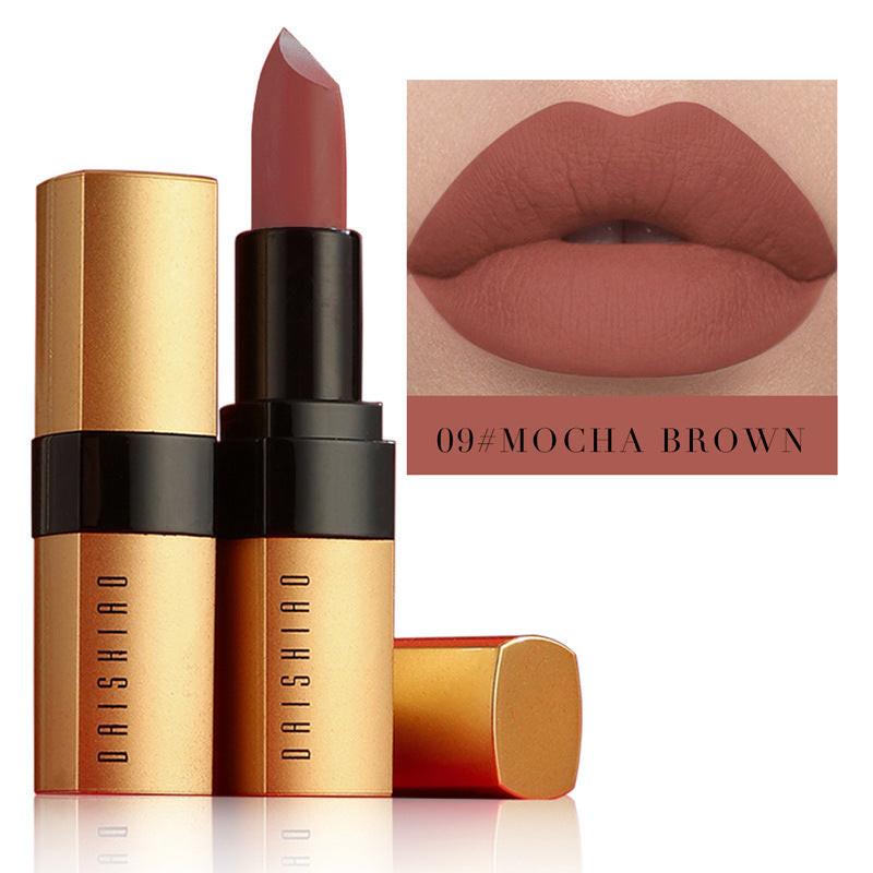 Lipstick Gold Tube Matte Nonstick Cup Waterproof.