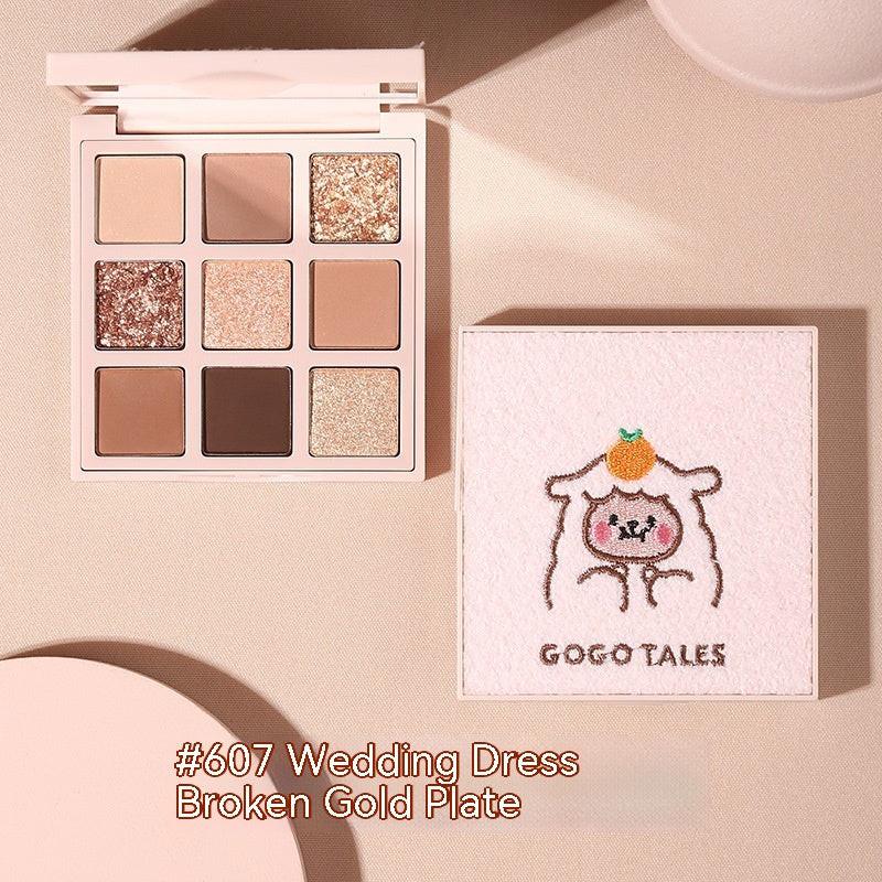 Gold Foil Chocolate Eye Shadow Plate Beginner.