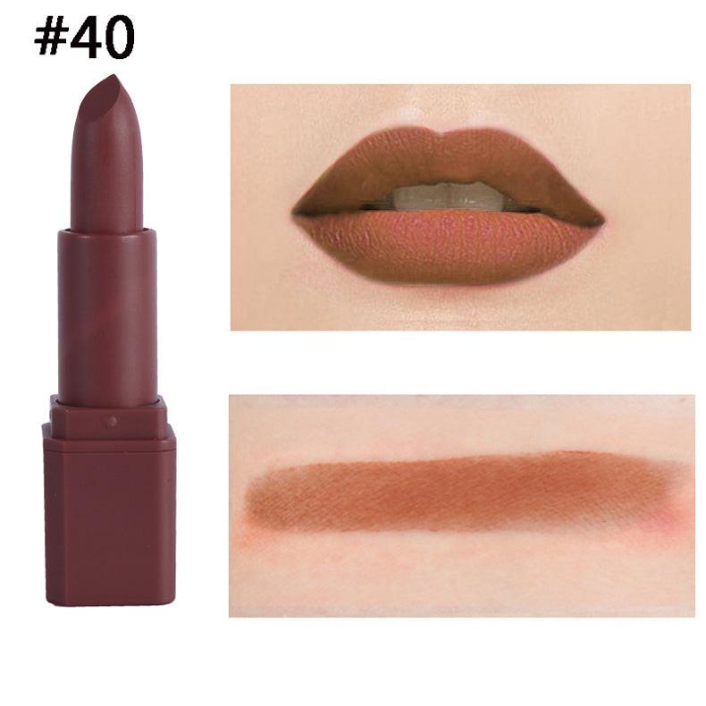 Square Tube Matte Lipstick Matte Square Tube Lip Makeup.