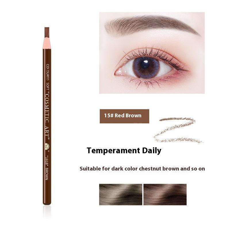 Line Drawing Eyebrow Pencil Sweat-proof Long Lasting Smear-proof Makeup Waterproof.