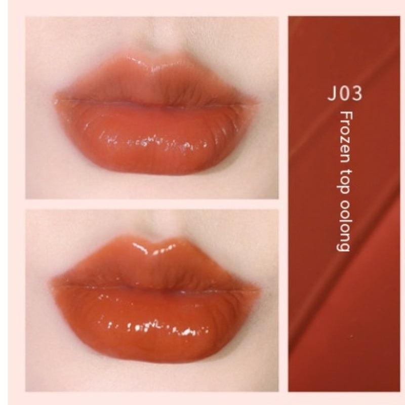 Girl Lip Balm White Lipstick Lip Glaze Mirror.