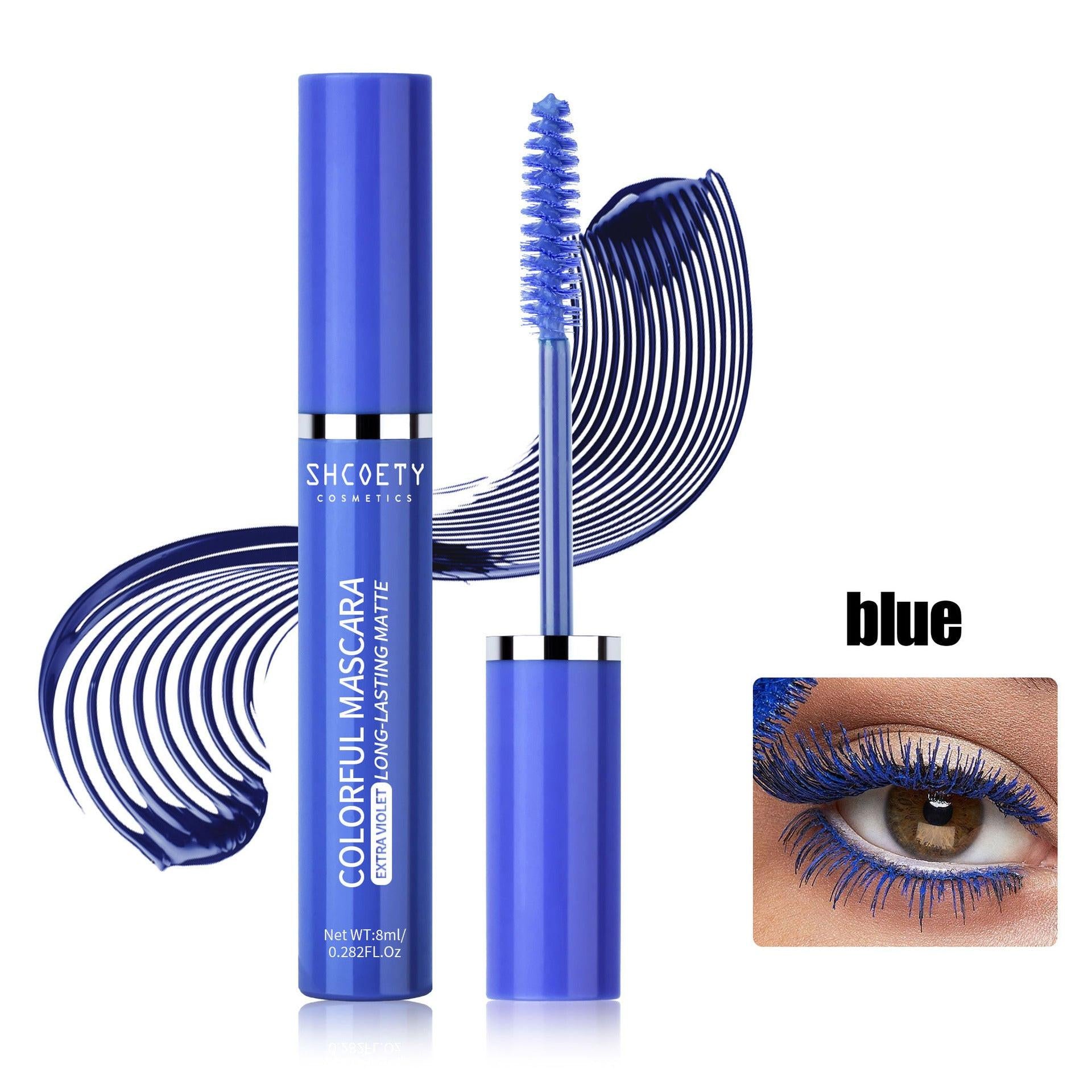 Color Mascara Waterproof Not Smudge Long Thick.